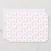 Zahnseidenmatte Girl 3 Einladung (Rückseite)