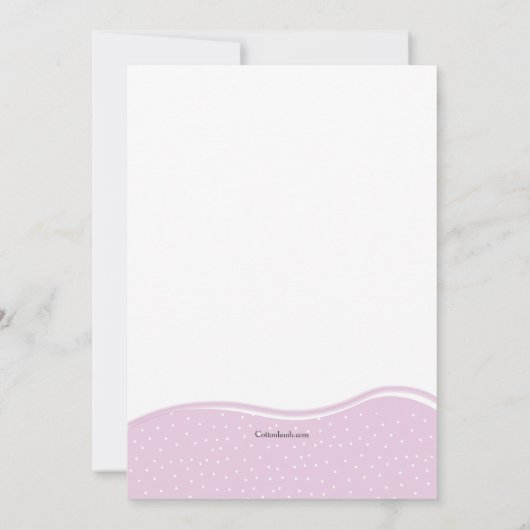 Zahnseidenmatte (rosa) Karte (Rückseite)