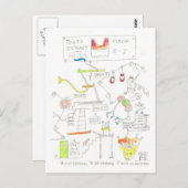 Zahnseilziehen Postkarte (Vorne/Hinten)