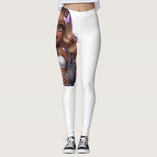 Zahnspange CHIBI DOLL Leggings (Vorderseite)