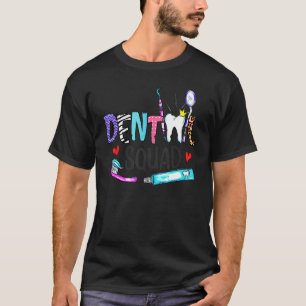 Zahnspange mit Zahnbürstenzahnärztin li T-Shirt