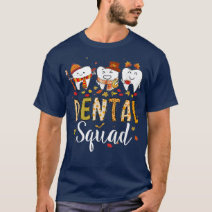 Zahnspange Niedlich Zahnarzthygiene Herbst T-Shirt