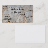 Zahnstein-Wanddesign Visitenkarte (Vorne/Hinten)