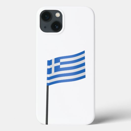 Zahnstocher der griechischen Flagge Case-Mate iPhone Hülle (Rückseite)