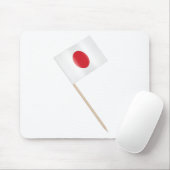 Zahnstocher der japanischen Flagge Mousepad (Mit Mouse)