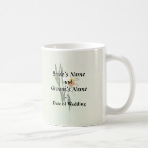 Zahnstocher, die Bow-Hochzeitsprodukte einnehmen Kaffeetasse