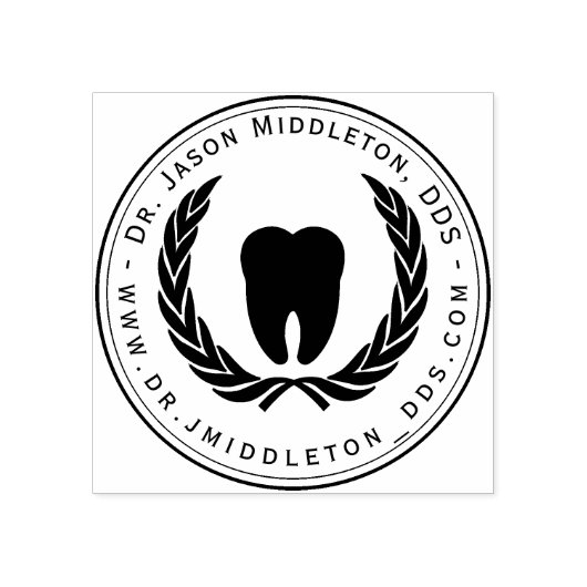 Zahnstocher Gummistempel (Prägung)