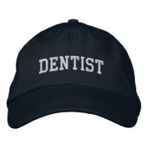 Zahnstocher mit bestickter Hutkappe | Navy Blue &
