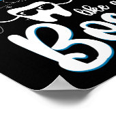 Zahnstocher wie ein Boss Poster (Ecke)