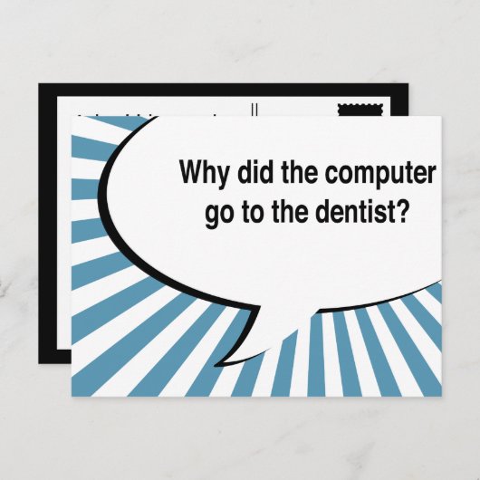 Zahnstochwitz Postkarte (Vorne/Hinten)