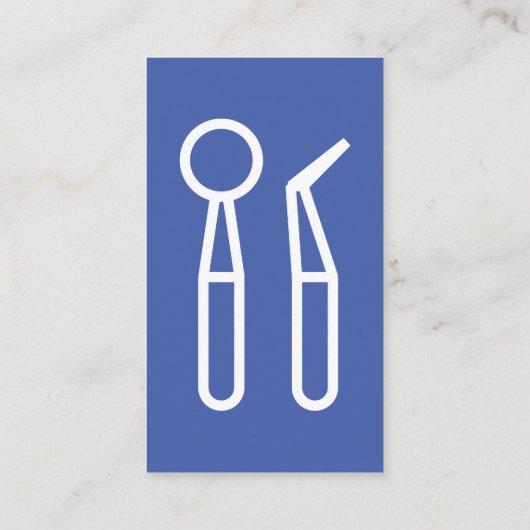 Zahnstools | Gold Tooth Visitenkarte (Rückseite)