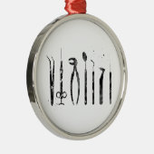 Zahnstools Ornament Aus Metall (Rechts)