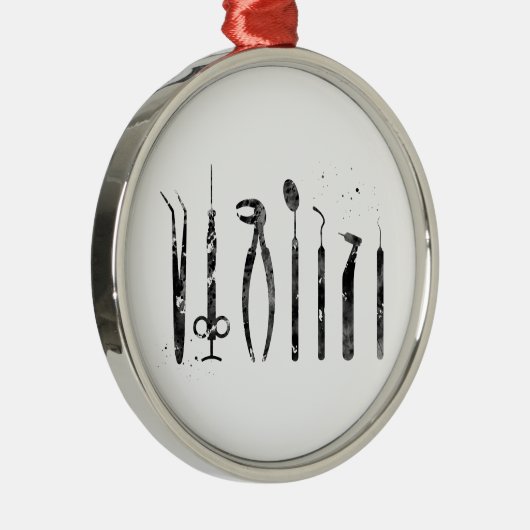 Zahnstools Ornament Aus Metall (Rechts)