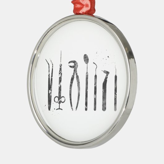 Zahnstools Ornament Aus Metall (Links)