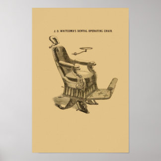 Zahnstuhl Nr. 6 Print Poster