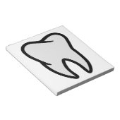 Zahnsymbol Notizblock (angewinkelt)