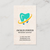 Zahnsymbol Visitenkarte (Vorderseite)