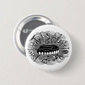 Zahntaste Button (Vorne & Hinten)