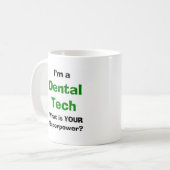 Zahntechnik Kaffeetasse (Vorderseite Links)