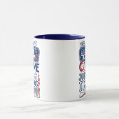 Zahntechniker immer rechts Funny Labrador Spaß Gif Tasse (Zentrum)