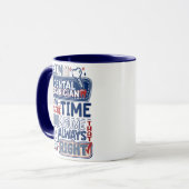 Zahntechniker immer rechts Funny Labrador Spaß Gif Tasse (Vorderseite Links)