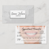 Zahntherapeutin Ärztliche Erinnerung Ernennung Visitenkarte (Vorne/Hinten)