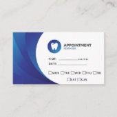 Zahntherapeutin Ärztliche Erinnerung Ernennung Visitenkarte (Vorderseite)