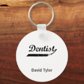 Zahntypografie Schlüsselanhänger (Vorderseite)