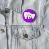 Zahnverfall-Knopf Button (Beispiel)