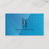 Zahnwerkzeuge | QR-Code Visitenkarte (Rückseite)