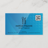 Zahnwerkzeuge | QR-Code Visitenkarte (Vorderseite)