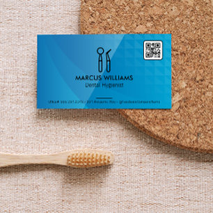 Zahnwerkzeuge QR-Code Visitenkarte