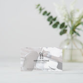 Zahnwerkzeuge | Zahnarztbüro Visitenkarte (Stehend Vorderseite)