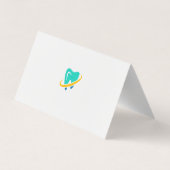 Zahnwerkzeuge | Zahnarztbüro Visitenkarten (Rückseite)