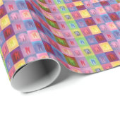 Zahnwrapping-Papier Geschenkpapier (Rolleneckpunkt)