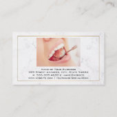 Zahnzähnchenreinigung | Sitzung Visitenkarte (Rückseite)