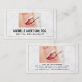 Zahnzähnchenreinigung | Sitzung Visitenkarte (Vorne/Hinten)