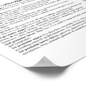 Zahnzähne Akupunktur Gesundheitspopster Poster (Ecke)