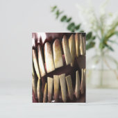 Zahnzähne Postkarte (Stehend Vorderseite)