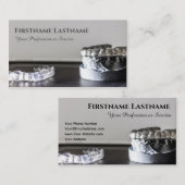 Zahnzahnhandschuhe für Zahnärzte Visitenkarte (Vorne/Hinten)