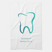 Zahnzahnmedizinisches Bild Geschirrtuch (Vertikal)