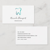 Zahnzahnmedizinisches Bild Visitenkarte (Vorne/Hinten)