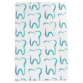 Zahnzahnmedizinisches Muster Mittlere Geschenktüte (Vorderseite)