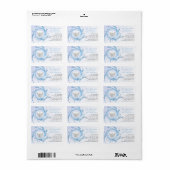 Zahnzahnwasser Beruflich Adressaufkleber (Vorne)