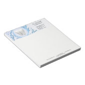 Zahnzahnwasser Beruflich Notizblock (angewinkelt)