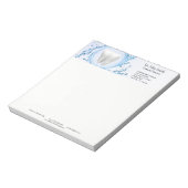 Zahnzahnwasser Beruflich Notizblock (Rotiert)