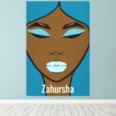 Zahursha Canvas Print Leinwanddruck (Insitu (Holzboden))