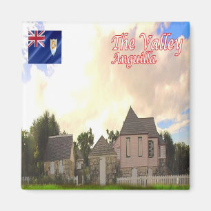 zAI008 DAS TAL, Anguilla, Kühlschrank Magnet