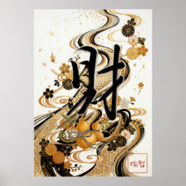 Zai: Fortune & Goldfish Elegance Art260030201 Poster