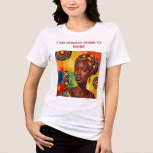 „Zainab“ Tochter der goldenen Sonne Tri-Blend Shirt